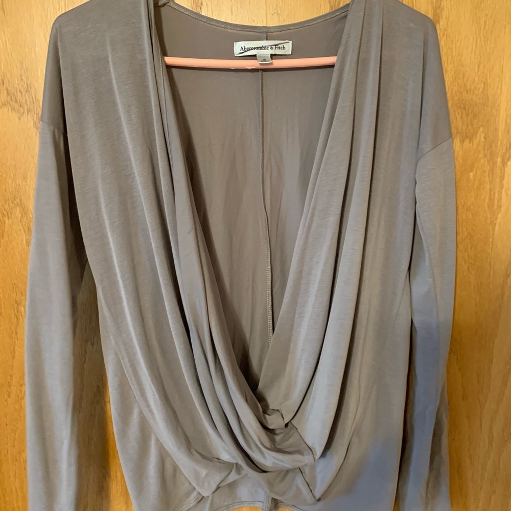 Open front long sleeve